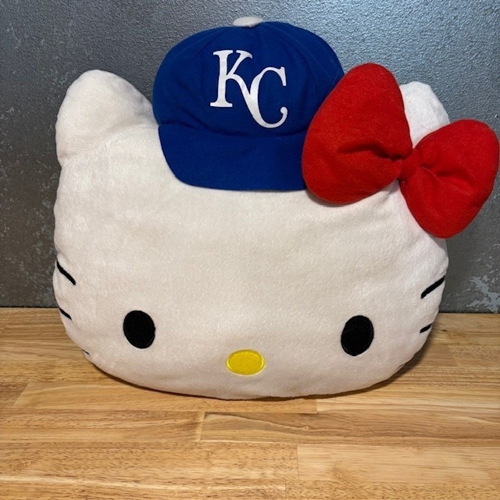 MLB Hello Kitty Kansas City Royals Plush Pillow Toy